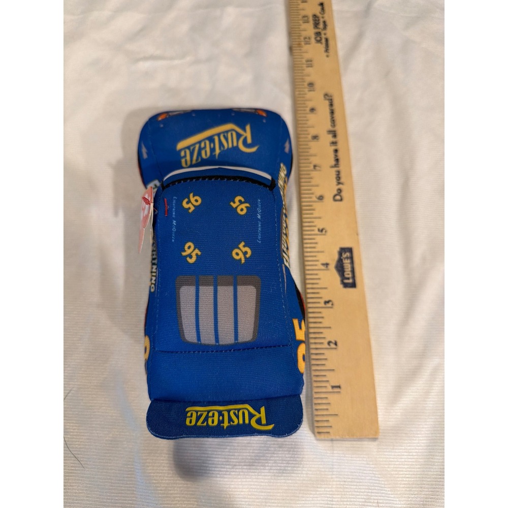 Ty Sparkle Disney Pixar Cars 3 Fabulous Lightning McQueen Blue Plush Toy 8 inch